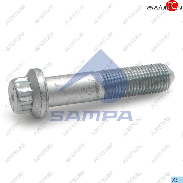 148 р. Болт SAF крепления диска тормозного (M14x1.5x65) (1шт) SAMPA SAMPA 102.579  с доставкой в г. Воронеж