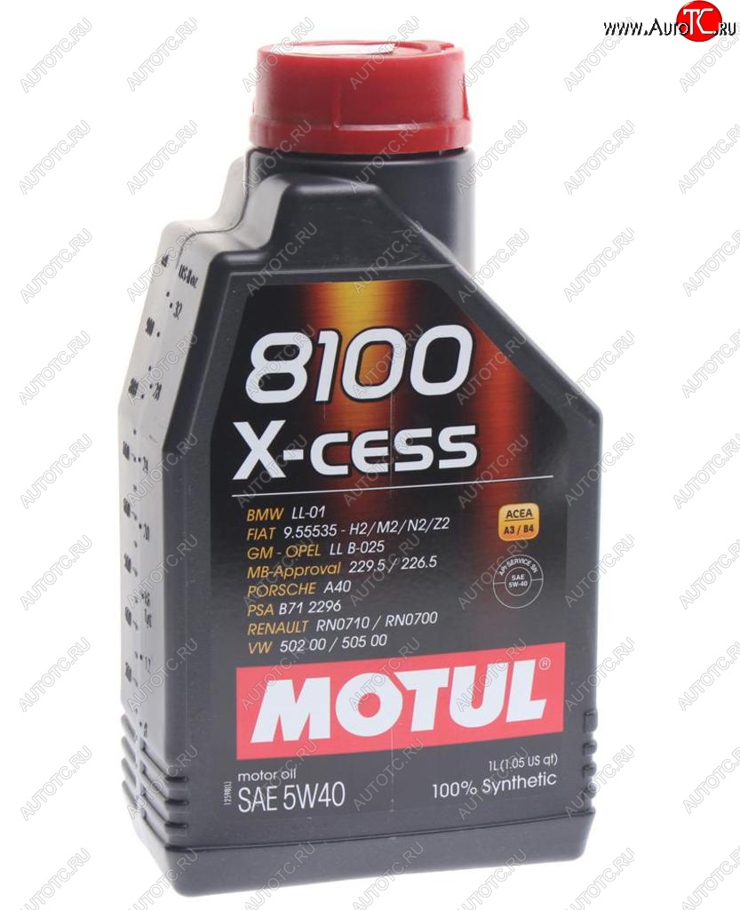 1 379 р. Масло моторное 8100 X-CESS 5W40 синт.1л MOTUL MOTUL 102784  с доставкой в г. Воронеж
