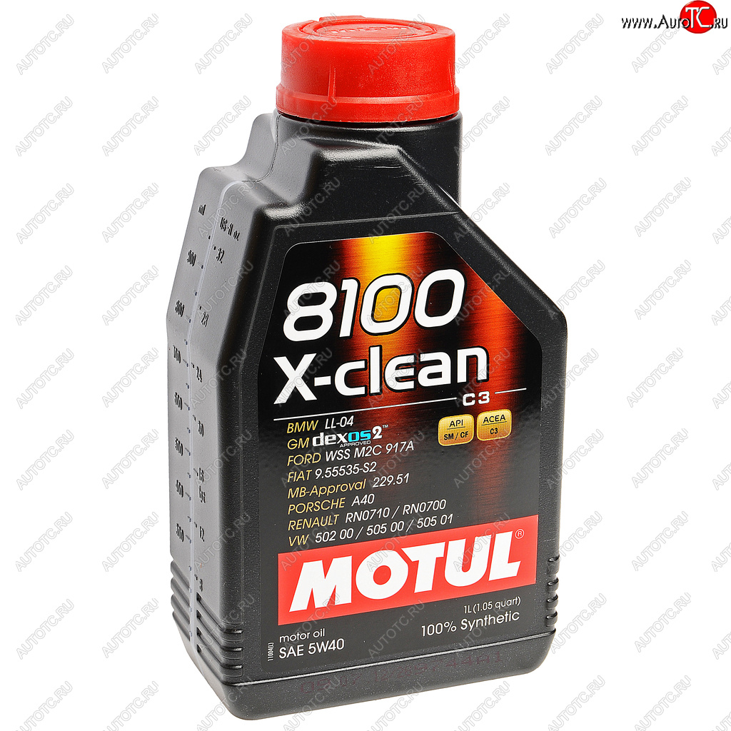 1 199 р. Масло моторное 8100 X-CLEAN C3 5W40 синт 1л MOTUL MOTUL 102786  с доставкой в г. Воронеж