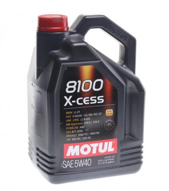 5 899 р. Масло моторное 8100 X-CESS 5W40 синт.5л MOTUL MOTUL 102870  с доставкой в г. Воронеж. Увеличить фотографию 1