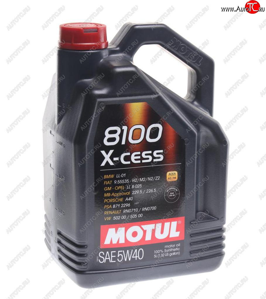 5 899 р. Масло моторное 8100 X-CESS 5W40 синт.5л MOTUL MOTUL 102870  с доставкой в г. Воронеж