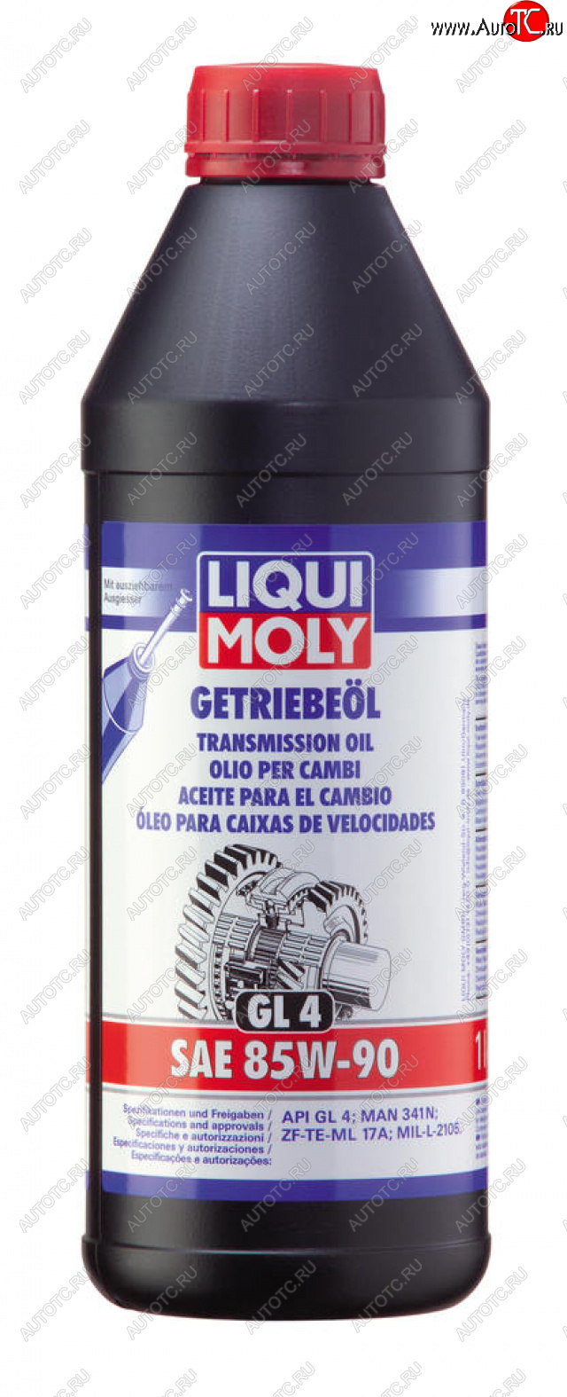 1 699 р. Масло трансмиссионное GETRIEBEOIL 85W90 GL-4 1л LIQUI MOLY LIQUI MOLY 1030  с доставкой в г. Воронеж