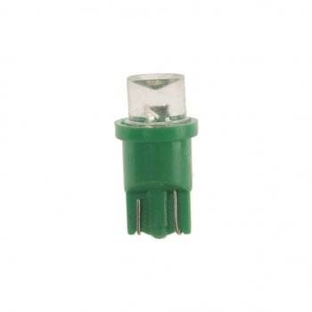 14 р. Лампа светодиодная 12V W5W T10 W2.1x9.5d Green MEGAPOWER MEGAPOWER-AUTOMOTIVE 10312g  с доставкой в г. Воронеж. Увеличить фотографию 2