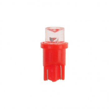 14 р. Лампа светодиодная 12V W5W T10 W2.1x9.5d Red MEGAPOWER MEGAPOWER-AUTOMOTIVE 10312r  с доставкой в г. Воронеж. Увеличить фотографию 1