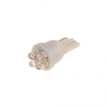 39 р. Лампа светодиодная 12V W5W T10 W2.1x9.5d 6000K 4 LED MEGAPOWER MEGAPOWER-AUTOMOTIVE 10313w  с доставкой в г. Воронеж. Увеличить фотографию 1