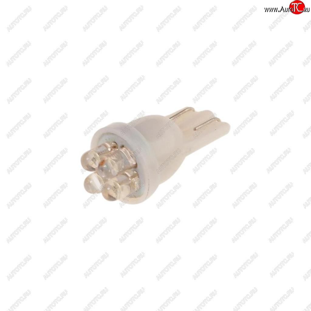 39 р. Лампа светодиодная 12V W5W T10 W2.1x9.5d 6000K 4 LED MEGAPOWER MEGAPOWER-AUTOMOTIVE 10313w  с доставкой в г. Воронеж