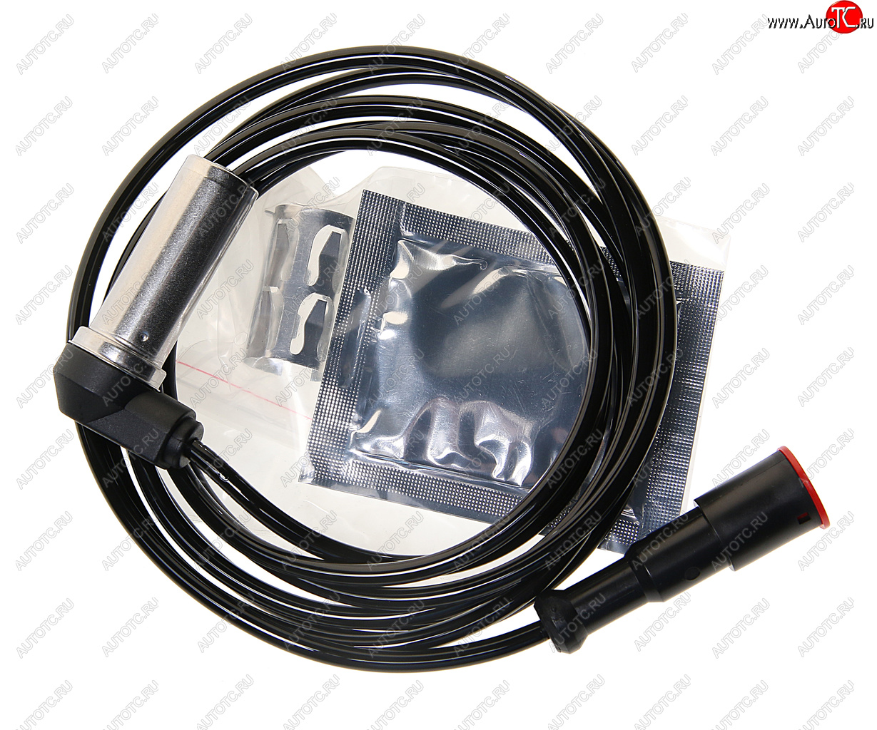 2 299 р. Датчик АБС КАМАЗ DAF MERCEDES колеса угловой (L=2056мм) TE PARTS TE PARTS 10327280  с доставкой в г. Воронеж