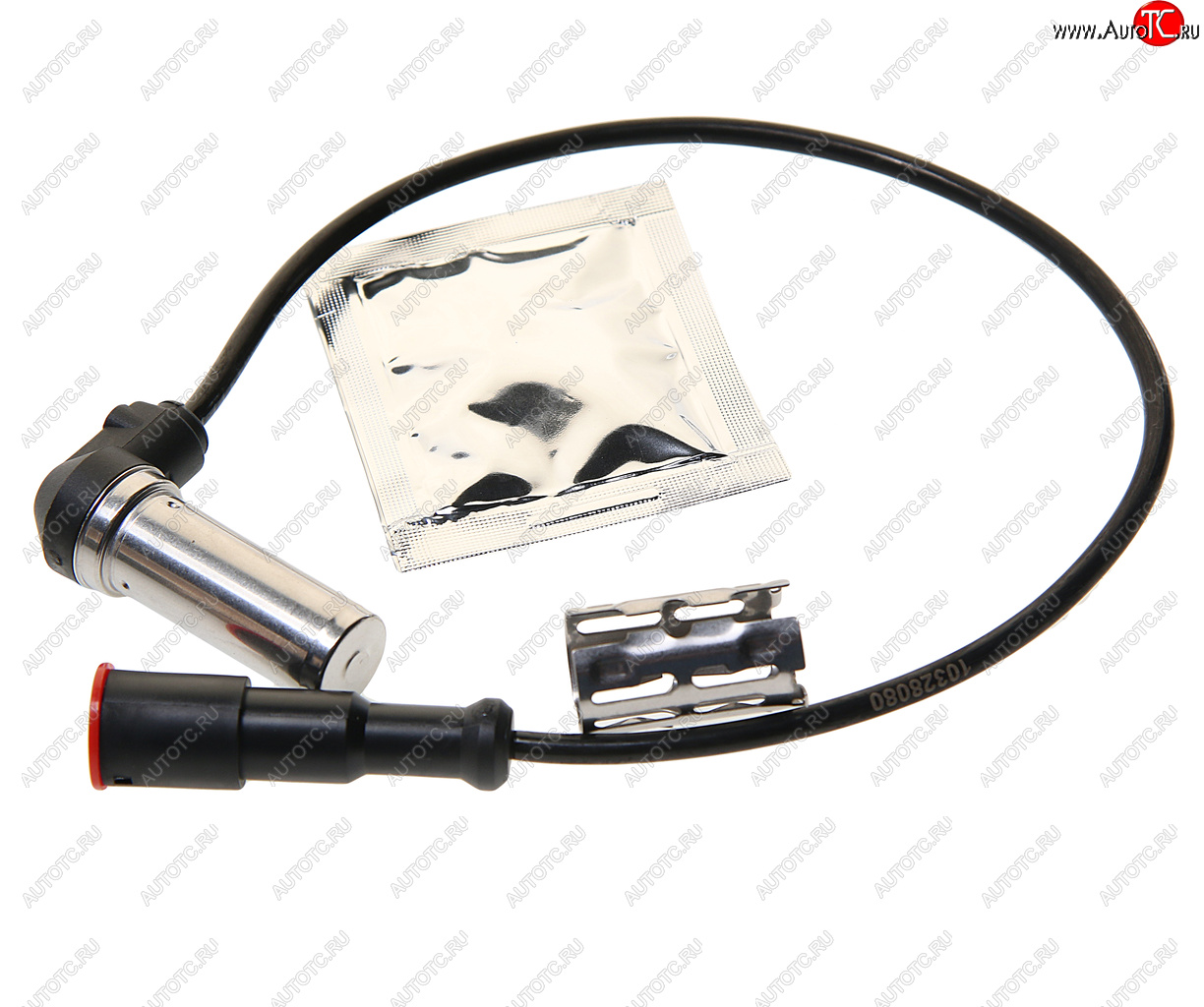 1 599 р. Датчик АБС DAF IVECO MERCEDES КАМАЗ колеса переднего правоголевого (L=325мм) TE PARTS TE PARTS 10328080  с доставкой в г. Воронеж