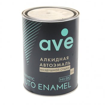 759 р. Краска черная матовая МЛ-ВК 800г AVE AVE 10395440  с доставкой в г. Воронеж. Увеличить фотографию 1
