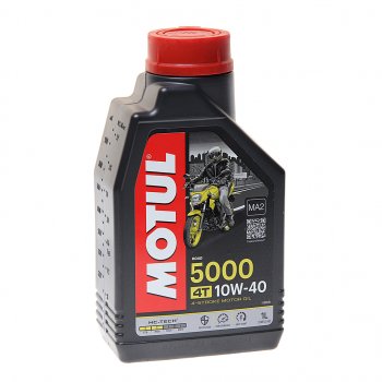 1 429 р. Масло моторное для 4-х тактных двигателей 5000 4T 10W40 псинт.1л MOTUL MOTUL 104054  с доставкой в г. Воронеж. Увеличить фотографию 1