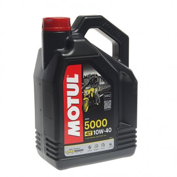 3 999 р. Масло моторное для 4-х тактных двигателей 5000 4T 10W40 псинт.4л MOTUL MOTUL 104056  с доставкой в г. Воронеж. Увеличить фотографию 1