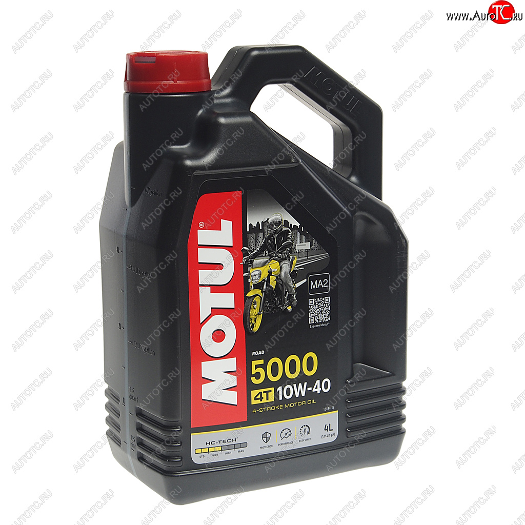 3 999 р. Масло моторное для 4-х тактных двигателей 5000 4T 10W40 псинт.4л MOTUL MOTUL 104056  с доставкой в г. Воронеж