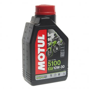 1 229 р. Масло моторное для 4-х тактных двигателей 5100 4T 10W30 псинт.1л MOTUL MOTUL 104062  с доставкой в г. Воронеж. Увеличить фотографию 1