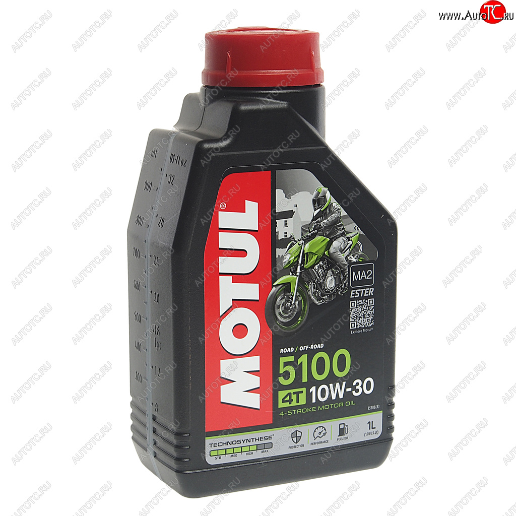 1 229 р. Масло моторное для 4-х тактных двигателей 5100 4T 10W30 псинт.1л MOTUL MOTUL 104062  с доставкой в г. Воронеж