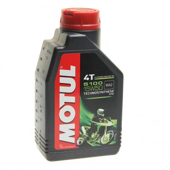 1 389 р. Масло моторное для 4-х тактных двигателей 5100 ESTER 4T 15W50 псинт.1л MOTUL MOTUL 104080  с доставкой в г. Воронеж. Увеличить фотографию 1