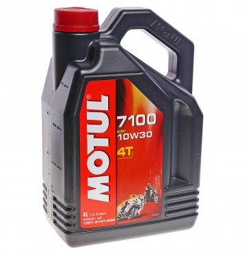 6 349 р. Масло моторное для 4-х тактных двигателей 7100 4T 10W30 синт.4л MOTUL MOTUL 104090  с доставкой в г. Воронеж. Увеличить фотографию 1
