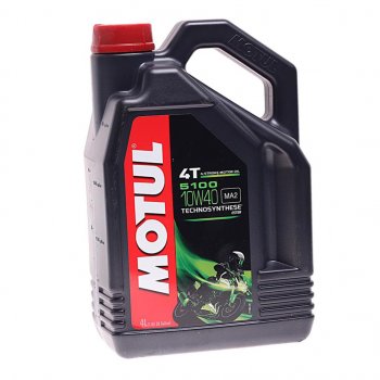 5 299 р. Масло моторное для 4-х тактных двигателей 5100 ESTER 4T 10W40 псинт.4л MOTUL MOTUL 104177  с доставкой в г. Воронеж. Увеличить фотографию 1