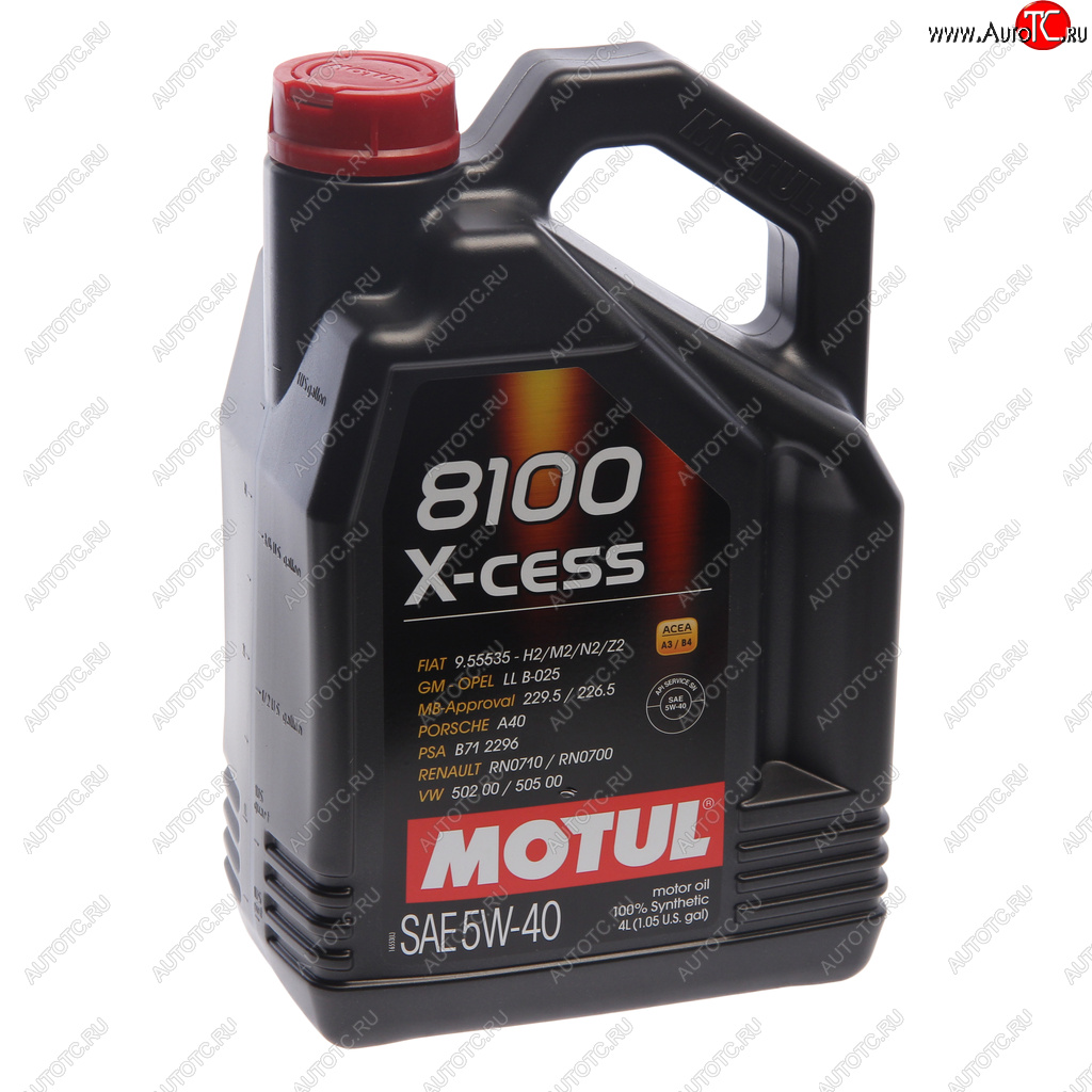 5 799 р. Масло моторное 8100 X-CESS 5W40 синт.4л MOTUL MOTUL 104256  с доставкой в г. Воронеж