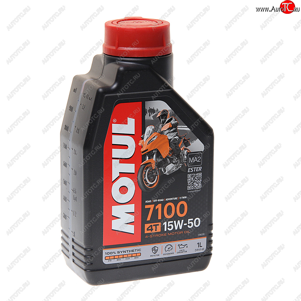 1 899 р. Масло моторное для 4-х тактных двигателей 7100 4T 15W50 синт.1л MOTUL MOTUL 104298  с доставкой в г. Воронеж