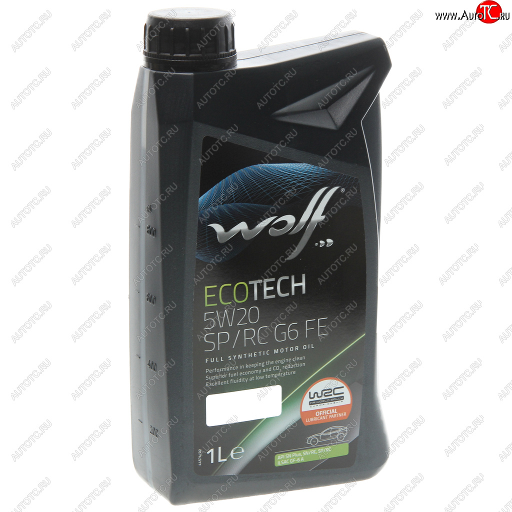 1 129 р. Масло моторное ECOTECH SPRC G6 FE  5W20 синт.1л WOLF WOLF 1047274  с доставкой в г. Воронеж