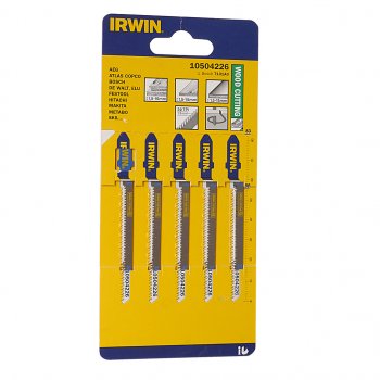 869 р. Пилка для лобзика набор 5шт. дерево 56мм IRWIN IRWIN 10504226  с доставкой в г. Воронеж. Увеличить фотографию 1