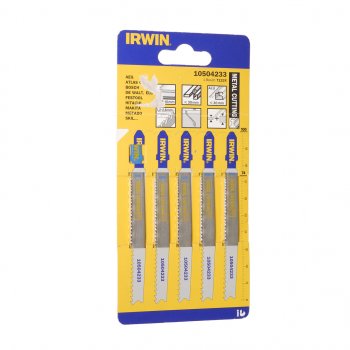 1 429 р. Пилка для лобзика набор 5шт. металл 74мм IRWIN IRWIN 10504233  с доставкой в г. Воронеж. Увеличить фотографию 1