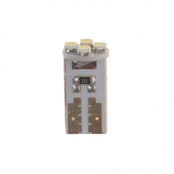 31 р. Лампа светодиодная 12V W5W T10 W2.1x9.5d 6000K 4 LED MEGAPOWER MEGAPOWER-AUTOMOTIVE 10513w  с доставкой в г. Воронеж. Увеличить фотографию 1