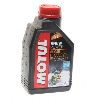 2 149 р. Масло моторное для 4-х тактных двигателей SNOWPOWER 4T 0W40 синт.1л MOTUL MOTUL 105891  с доставкой в г. Воронеж. Увеличить фотографию 1
