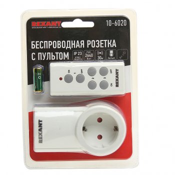1 399 р. Розетка радиоуправляемая c пультом RX-001 REXANT REXANT 10-6020  с доставкой в г. Воронеж. Увеличить фотографию 1