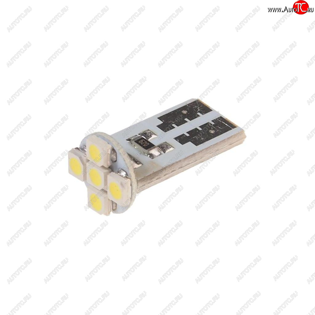 34 р. Лампа светодиодная 12V W5W T10 W2.1x9.5d 6000K 5 LED MEGAPOWER MEGAPOWER-AUTOMOTIVE 10611w  с доставкой в г. Воронеж