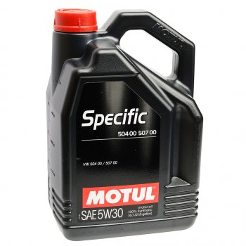 7 449 р. Масло моторное SPECIFIC VW 5040050700 5W30 синт.5л MOTUL MOTUL 106375  с доставкой в г. Воронеж. Увеличить фотографию 1