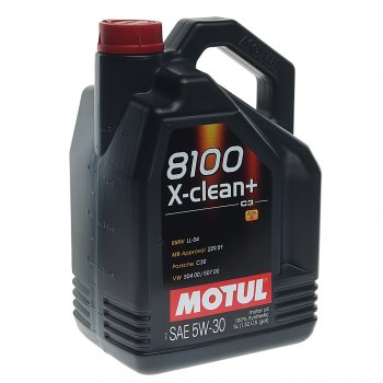 6 649 р. Масло моторное 8100 X-CLEAN+ 5W30 синт.5л MOTUL MOTUL 106377  с доставкой в г. Воронеж. Увеличить фотографию 1