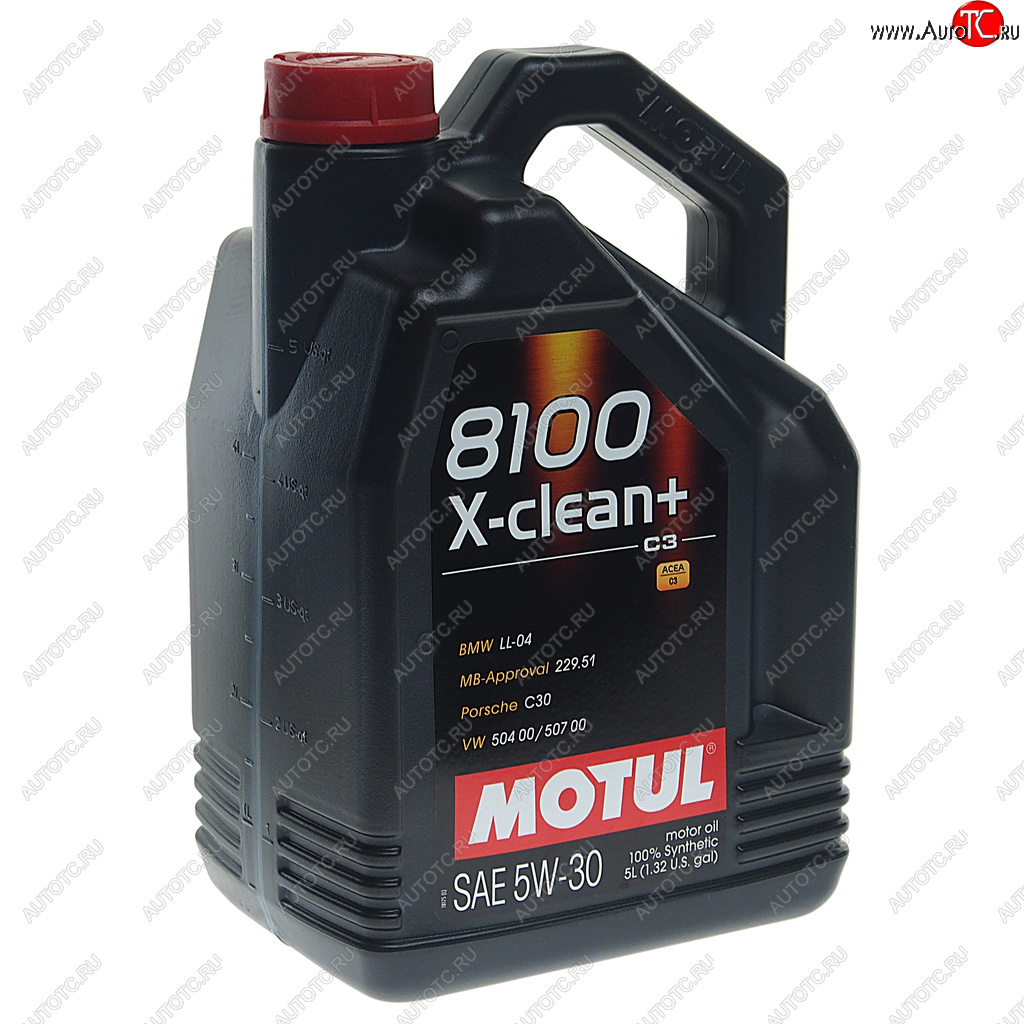 6 649 р. Масло моторное 8100 X-CLEAN+ 5W30 синт.5л MOTUL MOTUL 106377  с доставкой в г. Воронеж