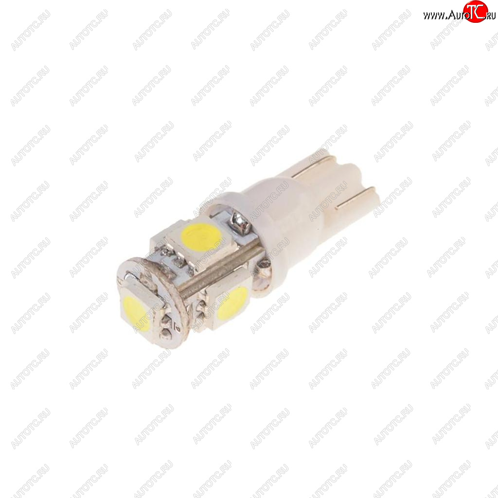 29 р. Лампа светодиодная 12V W5W T10 W2.1x9.5d 6000K 5 LED MEGAPOWER MEGAPOWER-AUTOMOTIVE 10714w  с доставкой в г. Воронеж