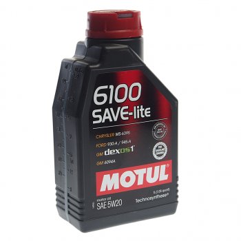 1 129 р. Масло моторное 6100 SAVE-LITE 5W20 синт.1л MOTUL MOTUL 108009 MOTUL 108009  с доставкой в г. Воронеж. Увеличить фотографию 1