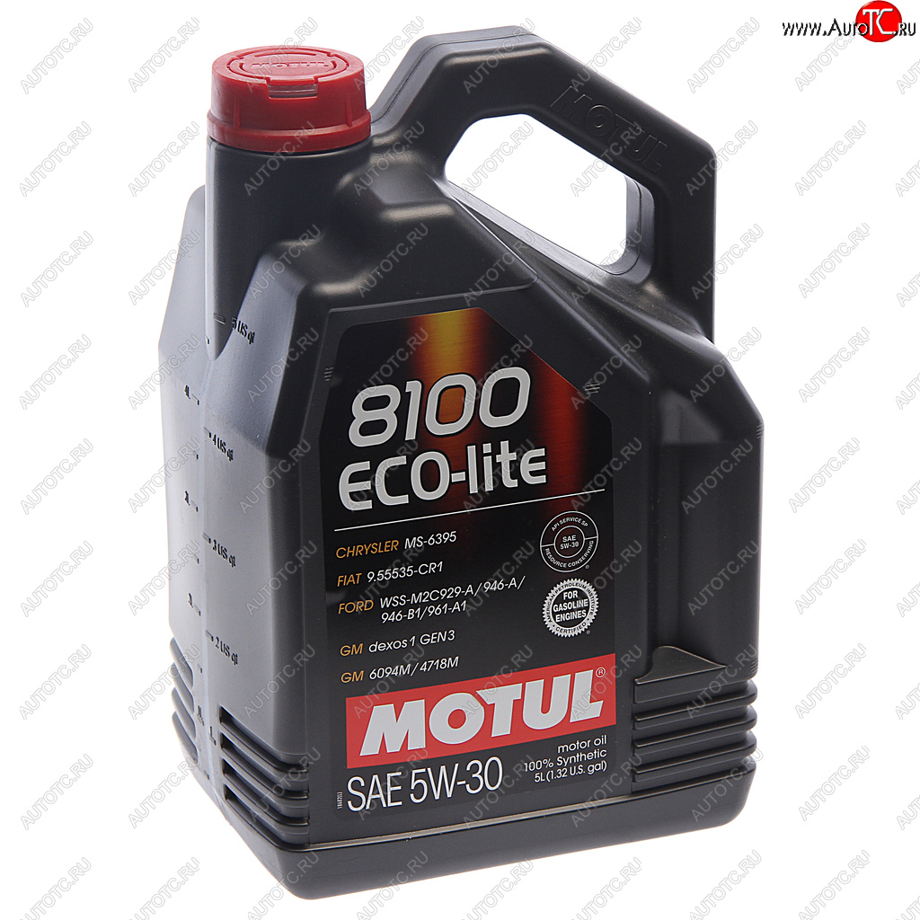 6 549 р. Масло моторное 8100 ECO-LITE 5W30 синт.5л MOTUL MOTUL 108214  с доставкой в г. Воронеж
