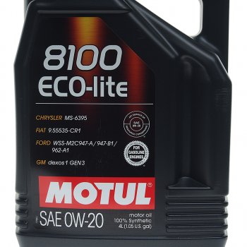 6 799 р. Масло моторное 8100 ECO-LITE 0W20 синт.4л MOTUL MOTUL 108535  с доставкой в г. Воронеж. Увеличить фотографию 2