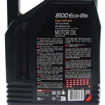 6 799 р. Масло моторное 8100 ECO-LITE 0W20 синт.4л MOTUL MOTUL 108535  с доставкой в г. Воронеж. Увеличить фотографию 3