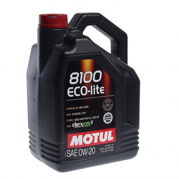 7 399 р. Масло моторное 8100 ECO-LITE 0W20 синт.5л MOTUL MOTUL 108536  с доставкой в г. Воронеж. Увеличить фотографию 1