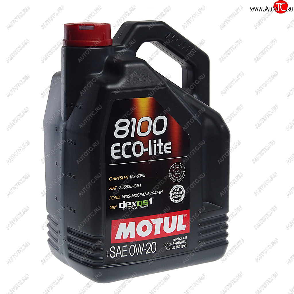 7 399 р. Масло моторное 8100 ECO-LITE 0W20 синт.5л MOTUL MOTUL 108536  с доставкой в г. Воронеж