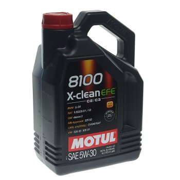 5 899 р. Масло моторное 8100 X-CLEAN EFE 5W30 синт.4л MOTUL MOTUL 109171  с доставкой в г. Воронеж. Увеличить фотографию 1