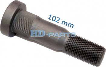 379 р. Шпилька колеса VOLVO F101216,FH1216,FL12,FM12 (78х102мм 14UNF) HD-PARTS HD-PARTS 109202  с доставкой в г. Воронеж. Увеличить фотографию 2