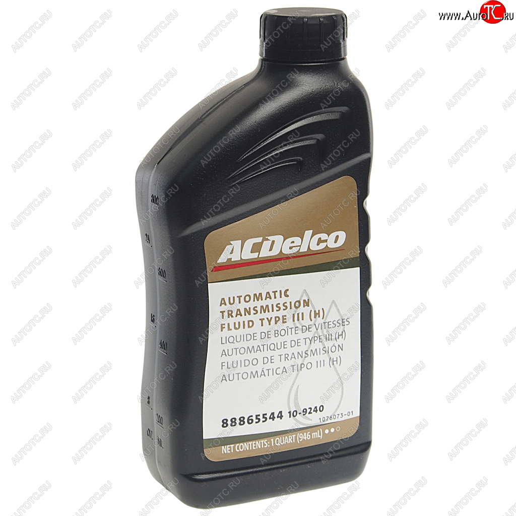 1 089 р. Масло трансмиссионное ATF TYPE-III H 0.946л ACDELCO ACDELCO 10-9240  с доставкой в г. Воронеж