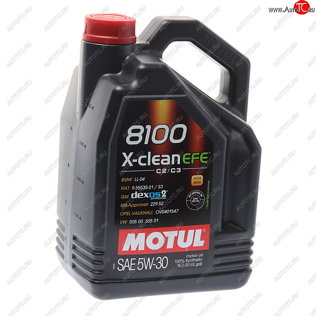5 999 р. Масло моторное 8100 X-CLEAN EFE 5W30 синт.5л MOTUL MOTUL 109471  с доставкой в г. Воронеж