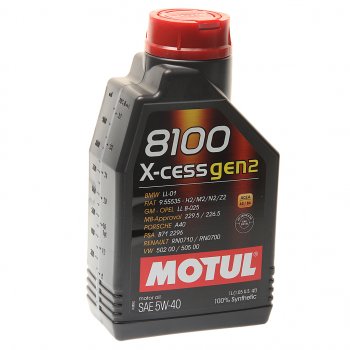1 589 р. Масло моторное 8100 X-CESS GEN2 5W40 синт.1л MOTUL MOTUL 109774  с доставкой в г. Воронеж. Увеличить фотографию 1