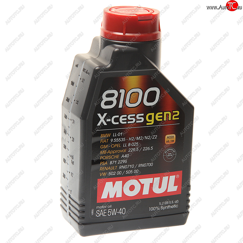 1 589 р. Масло моторное 8100 X-CESS GEN2 5W40 синт.1л MOTUL MOTUL 109774  с доставкой в г. Воронеж