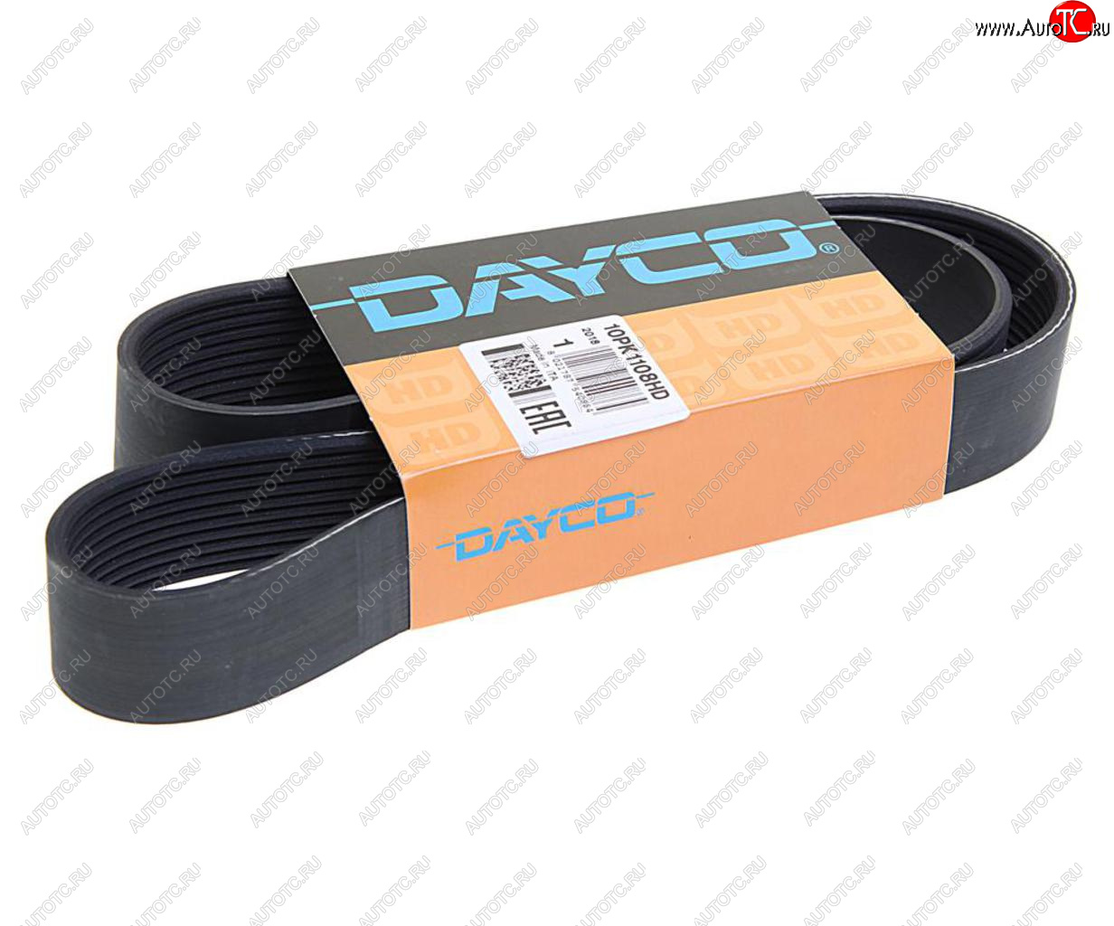 1 669 р. Ремень приводной поликлиновой 10PK1108HD DAYCO DAYCO 10pk1108hd  с доставкой в г. Воронеж