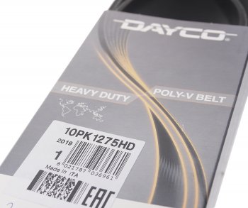 1 839 р. Ремень приводной поликлиновой 10PK1275HD DAYCO DAYCO 10pk1275hd  с доставкой в г. Воронеж. Увеличить фотографию 2
