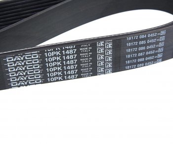 2 389 р. Ремень приводной поликлиновой 10PK1487HD DAYCO DAYCO 10pk1487hd  с доставкой в г. Воронеж. Увеличить фотографию 2