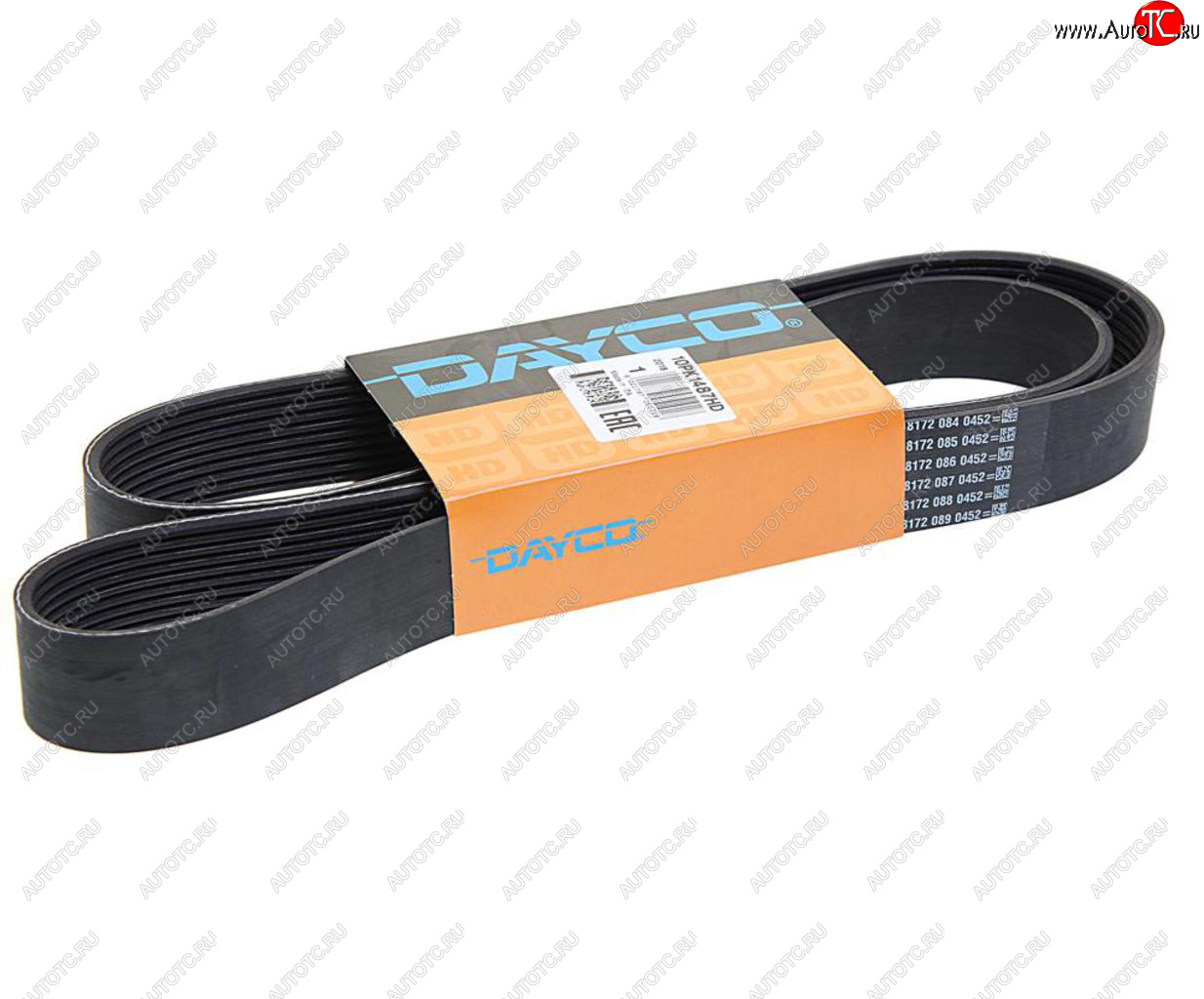 2 389 р. Ремень приводной поликлиновой 10PK1487HD DAYCO DAYCO 10pk1487hd  с доставкой в г. Воронеж